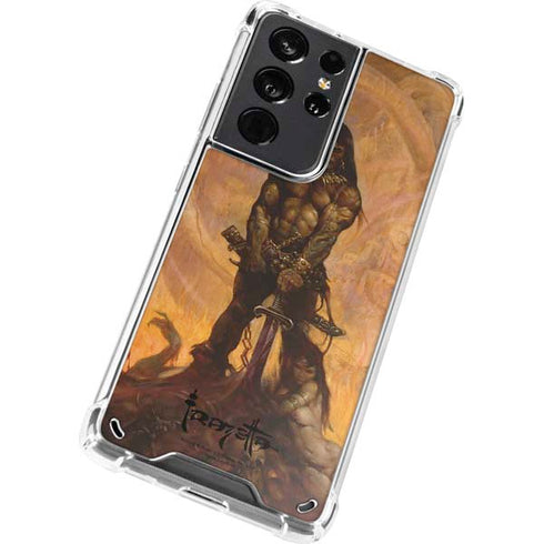 Frazetta Barbarian Galaxy S21 Ultra 5G Clear Case